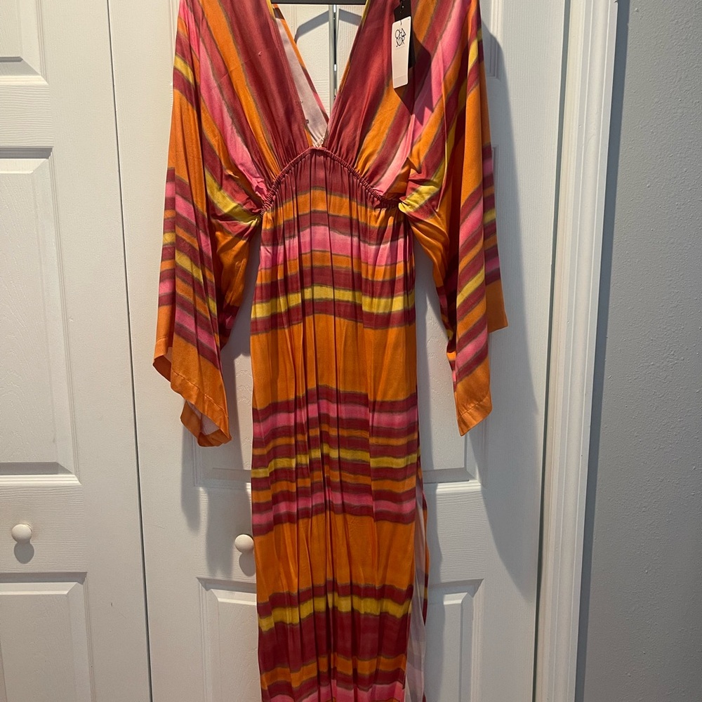 Chaser Colorful Strappy Dress